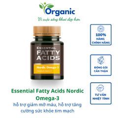 [ Hỗ trợ tim mạch ] Thực phẩm bảo vệ sức khỏe Essential Fatty Acids Nordic Omega-3 – 30 viên/lọ