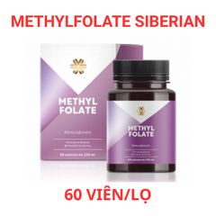 Methylfolate Siberian thực phẩm bảo vệ sức khỏe Methylfolate - 60 viên/lọ