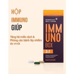Immuno Box - Siberian Wellness - Tăng cường sức đề kháng, chống cảm cúm -30 túi