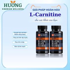 [L-carnitine đốt mỡ] Siberian supernatural sport L-Carnitine – 120 viên – Date T2/2027