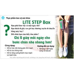 Lite Step Box- Hạn chế chứng giãn tĩnh mạch - Giải pháp cho người đi giày cao gót - Lưu thông máu - Siberian Wellness