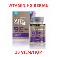 Vitamin 9  Essential Vitamins. Vitamin K2 – 30 viên/hộp