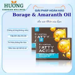 Thực phẩm bảo vệ sức khỏe Essential Fatty Acids Siberian Borage & Amaranth Oil - 30 vi