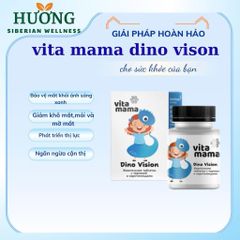 Vitamama. Dino Vision giúp bạn có đôi mắt khoẻ mạnh