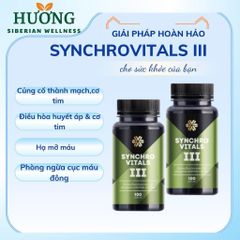 [Hỗ trợ tim] Syn 3 - Thực phẩm bảo vệ sức khỏe Synchrovitals III – 100 viên
