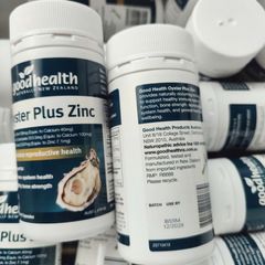 Tình Chất Hàu Goodhealth Oyster Plus Zinc 60 viên [Hàu Cao] - Tăng Cường Sức Khỏe Sinh Lý Nam Hiệu Quả & Nâng Cao Sức Khỏe Sinh Sản ở Nam Giới - SP Chuẩn NZ