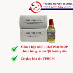 Combo diệt mối tận gốc tự làm gồm 1 chai PMC90DP chính hãng và 2 hộp nhử mối