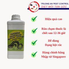 Thuốc diệt rắn SNAKE KILLER dạng bột rắc, rắn dính thuốc là chết, nhập khẩu Singapore chai 250g