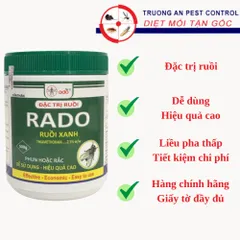 Thuốc diệt ruồi RADO đặc trị ruồi trong gia dụng và y tế, sản phẩm Việt Nam, hộp 500g