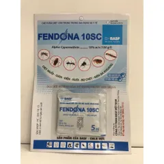 Thuốc diệt muỗi FENDONA 10SC, hạ gục hiệu quả, phòng chống sốt xuất huyết, sản phẩm BASF, gói 5ml