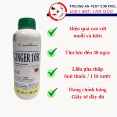 Thuốc diệt muỗi GINGER 10SC, dùng trong gia dụng và y tế, nhập khẩu Ấn Độ, chai 1 lít
