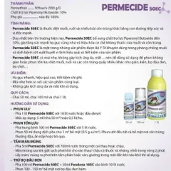 Thuốc diệt bọ đậu đen PERMECIDE 50EC diệt cả côn trùng khác sản phẩm Hợp Trí, chai 100ml
