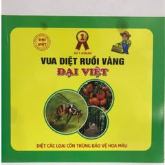 Keo dính ruồi vàng ĐẠI VIỆT, bắt các loại ruồi vàng, bướm mắt đỏ, các loại côn trùng gây hại hoa màu