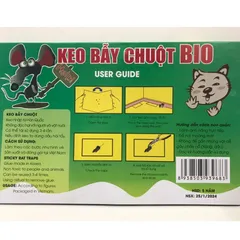 10 miếng keo dính chuột nhắt BIO có sẵn mồi dụ chuột, keo dính chắc, chuột đã vào thì không thể thoát