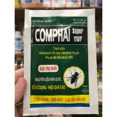 Thuốc diệt ruồi COMPHAI SUPER 11WP, đặc trị ruồi, diệt được cả muỗi và bọ chét, gói 20gam