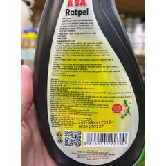 Tinh dầu xua đuổi chuột ASA RATPELL trong xe hơi, nhà cửa, kho hàng, văn phòng,..., chai 300ml