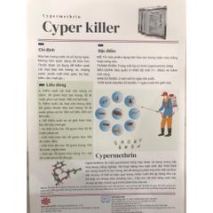 Thuốc diệt côn trùng chăn nuôi CYPER KILLER, diệt các loại côn trùng, xuất xứ Hàn Quốc