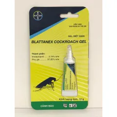 Gel diệt gián BLATTANEX, chuyên dùng diệt gián trong nhà, sản phẩm của Bayer, tuýp 12g