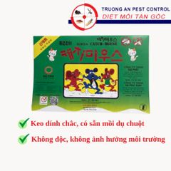 20 miếng keo dính chuột ĐẠI PHÁT xanh, nguyên liệu Hàn Quốc, dính cực chắc, có sẵn mồi thu hút chuột