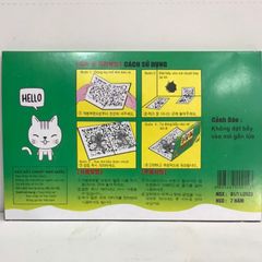 20 miếng keo dính chuột ĐẠI PHÁT xanh, nguyên liệu Hàn Quốc, dính cực chắc, có sẵn mồi thu hút chuột