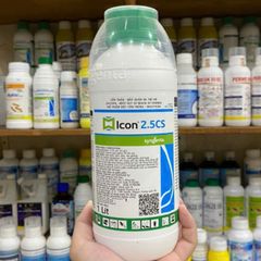 Thuốc diệt côn trùng ICON 2.5 CS diệt muỗi, mạt, gián, rệp... tồn lưu lâu xuất xứ Bỉ chai 1 lít
