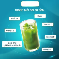Bột rau củ mầm lúa mạch grass barley Nhật Bản KENKOGEN +16 loại trái cây chất xơ lợi khuẩn vitamin