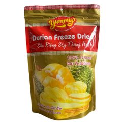 Durian Freeze-dried, PREMIUM QUALITY, durian segments, WHOLE DURIAN, 120G - YUMMY of Viza Food