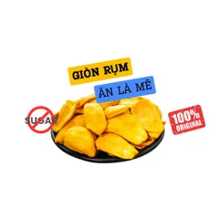 Special dried jackfruit, less sticky to teeth, No sugar, crispy, 200G package - Viza Food