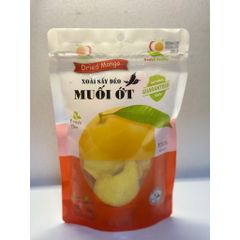 Combo 3 dried mangoes with chili salt, medium spicy, whole pieces, 200g - Viza Food