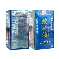 Viên uống dầu gan cá mâp Shark Liver Oil Omega-3 Japan 90 viên