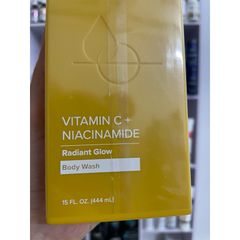 [MỸ] Sữa Tắm Body Wash, Radiant Glow, Vitamin C + Niacinamide, Medix 5.5 15 fl oz (444 ml)