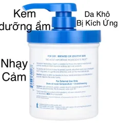 [MỸ] Cream Moisturizing For Sensitive Skin 453 g Vanicream Kem dưỡng ẩm Da Khô, Bị Kích Ứng Hoặc Nhạy Cảm