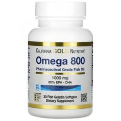 [Mỹ ] Viên đâu cá  California Gold Nutrition Omega 800 Pharmaceutical Grade Fish Oil 30 viên