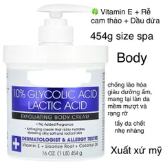 [Mỹ] Kem dưỡng Bulgarian Rose 454g size spa dưỡng ẩm phục hồi da khô