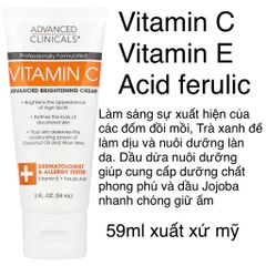 [Mỹ size mini] Retinol giảm lão hoá Advanced Firming Cream 59ml  Collagen Skin Rescue Lotion 2oz Advanced Clinicals