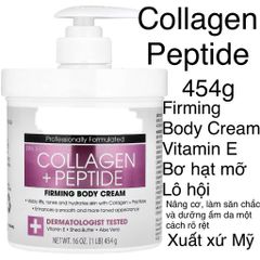 [MỸ] Collagen + Peptide Firming Bodo Cream Ad_van~cced Clini~ ccals 454g Nâng cơ săn dưỡng ẩm VitaminE Bơ hạt mỡ Lô hội