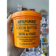 [MỸ] Cream Cocoa Butter for Skin & Hair Africare 297g chăm sóc body & tóc Bơ ca cao