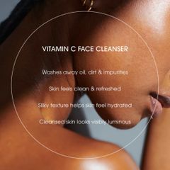 [MỸ] Sữa rửa mặt Brightening Vitamin C Ad_vancCed Clini~ccals 347ml Làm Sáng Axit Ferulic Chiết xuất rễ nhân sâm Lô hội