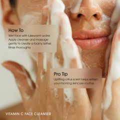 [MỸ] Sữa rửa mặt Brightening Vitamin C Ad_vancCed Clini~ccals 347ml Làm Sáng Axit Ferulic Chiết xuất rễ nhân sâm Lô hội