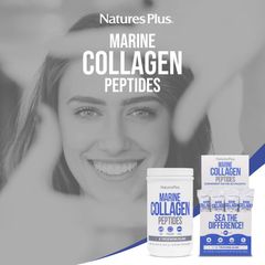 [Mỹ] Bột collagen peptides marine thủy phân chiếc xuất từ Cá hỗ trợ tóc, da, móng, khớp..244g Natures Plus
