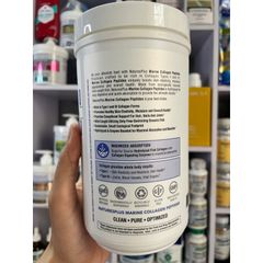 [Mỹ] Bột collagen peptides marine thủy phân chiếc xuất từ Cá hỗ trợ tóc, da, móng, khớp..244g Natures Plus