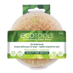 [MỸ] EcoTools, Bàn chải cơ thể khô, 1 Bàn chải giúp thư giản và mịn da, lưu thông