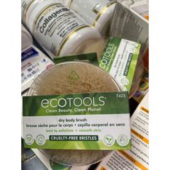 [MỸ] EcoTools, Bàn chải cơ thể khô, 1 Bàn chải giúp thư giản và mịn da, lưu thông