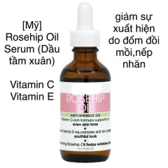[Mỹ] Rosehip Oil Serum Dầu tầm xuân Vitamin C & Vitamin E giảm  xuất hiện do đốm đồi mồi nếp nhăn Ad_van-ced Clini~cals
