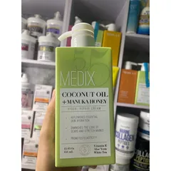 [MỸ] Medix 5.5 Coconut Oil Manila Honey Vision Restoration Cream Dầu dừa + Kem phục hồi mật ong Manuka Da khô Da sậm màu