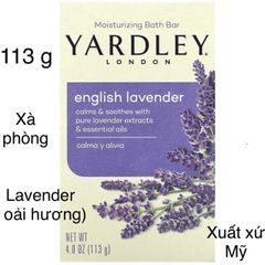 [MỸ] Xà phòng Yardley London 113g hương : Lemon Verbena, Aloe & Avocado, Lavender, Cocoa Butter, Oatmeal & Almond. ẩm da