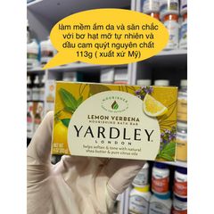 [MỸ] Xà phòng Yardley London 113g hương : Lemon Verbena, Aloe & Avocado, Lavender, Cocoa Butter, Oatmeal & Almond. ẩm da