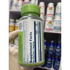 [Mỹ] Hỗ trợ thaii sảnn  Solaray Vitex, Dietary Supplement 400mg 100viien