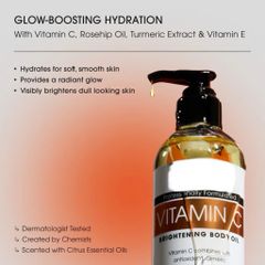 [MỸ] Dầu dưỡng thể Collagen oil : Vitamin C, Vitamin E cho cổ, decollete, cánh tay trên, đùi  112ml