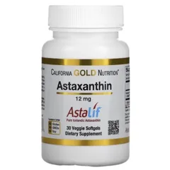 [Mỹ ] viên uống chống oxy hóa Astaxanthin Astalif 12mg California Gold Nutrition 30vien (2023)